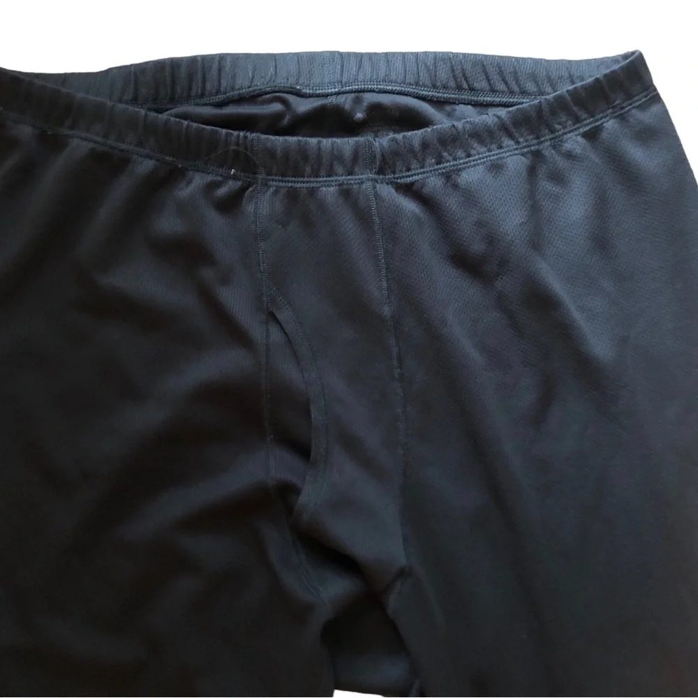 Columbia Mesh Baselayer Pant Lightweight Black L Pull On Cozy Outdoors Winter